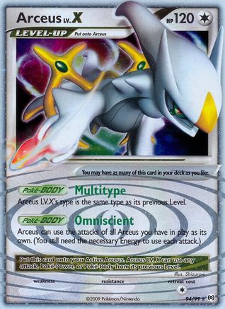 Arceus  094 Arceus Lv.X (94)  - Holofoil - Ultra Rare