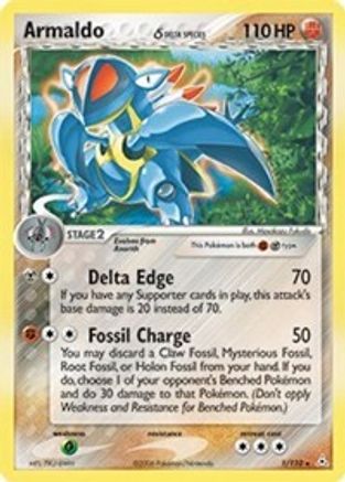 Holon Phantoms  001 Armaldo (Delta Species)  - Holofoil - Holo Rare