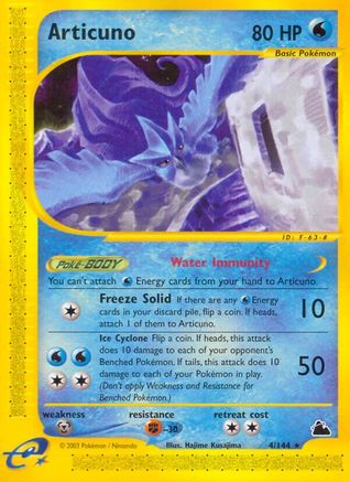 Skyridge  004 Articuno (4)  - Reverse Holofoil - Rare