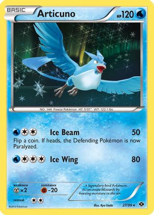Next Destinies  027/99 Articuno  - Holofoil - Holo Rare