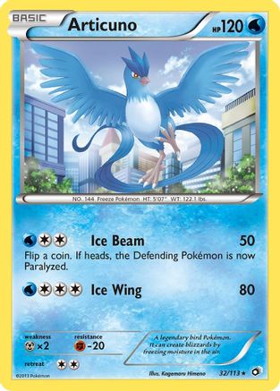 Legendary Treasures  032/113 Articuno  - Reverse Holofoil - Holo Rare