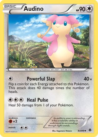 Emerging Powers  083 Audino  - Uncommon