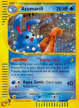 Aquapolis  0H4 Azumarill (H4)  - Holofoil - Holo Rare