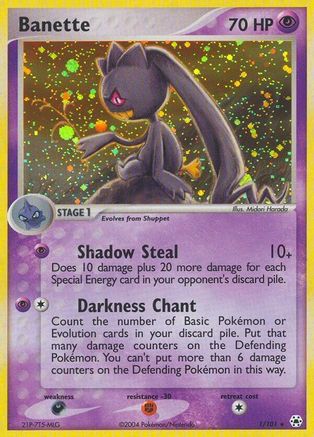 Hidden Legends  Banette  - Reverse Holofoil - Holo Rare
