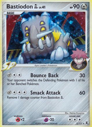 Rising Rivals  Bastiodon GL  - Reverse Holofoil - Holo Rare