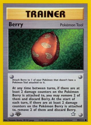 Neo Genesis  099/111 Berry  - 1st Edition - Common