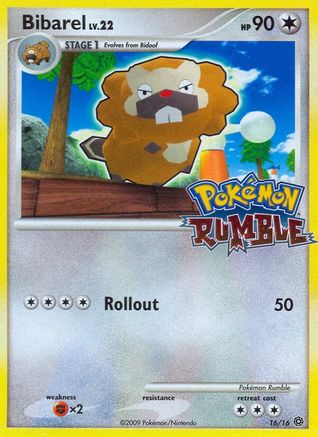 Rumble  Bibarel  - Promo