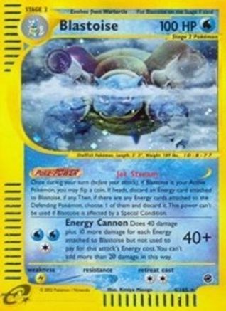 Expedition  004 Blastoise (4)  - Reverse Holofoil - Holo Rare