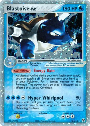 FireRed & LeafGreen  Blastoise ex  - Ultra Rare