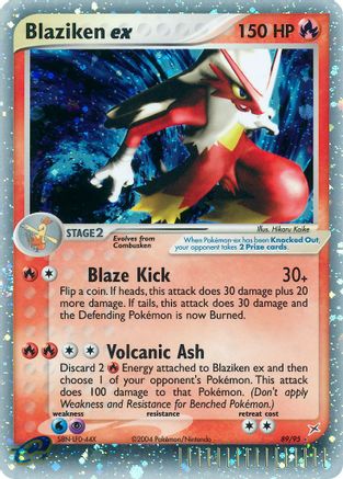 Team Magma vs Team Aqua  089 Blaziken ex  - Holofoil - Ultra Rare