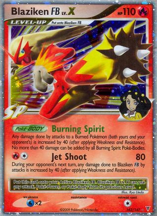 Supreme Victors  142 Blaziken FB Lv.X  - Holofoil - Ultra Rare