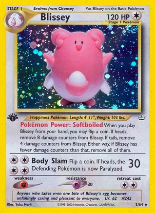 Neo Revelation  002/64 Blissey  - Unlimited Holofoil - Holo Rare