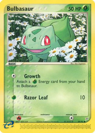 Team Magma vs Team Aqua  039/95 Bulbasaur  - Common