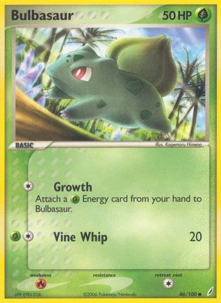 Crystal Guardians  046/100 Bulbasaur  - Common