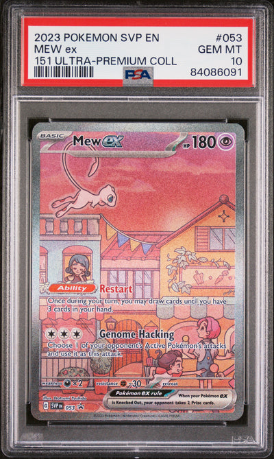 SV Scarlet & Violet Promo Cards  053 PSA10 #84086091 Mew ex  - Holofoil - Promo