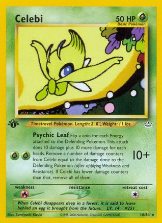 Neo Revelation  016/64 Celebi (16)  - Unlimited - Rare