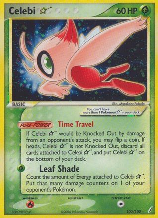 Crystal Guardians /100 Celebi Star  - Holofoil - Ultra Rare