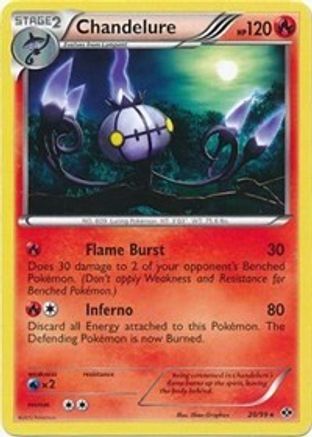 Deck Exclusives  020/099 Chandelure  - Rare