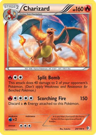 Boundaries Crossed  020/149 Charizard  - Holofoil - Holo Rare