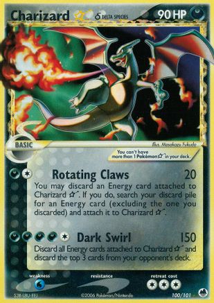 Dragon Frontiers  Charizard Star (Delta Species)  - Holofoil - Ultra Rare