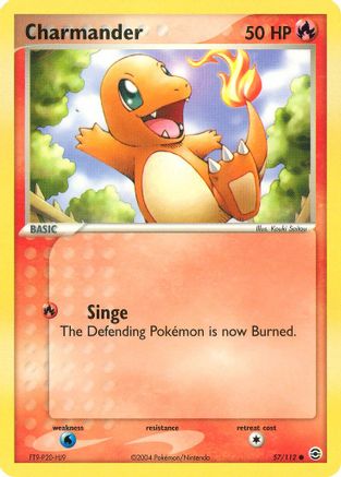 FireRed & LeafGreen  057/112 Charmander  - Common