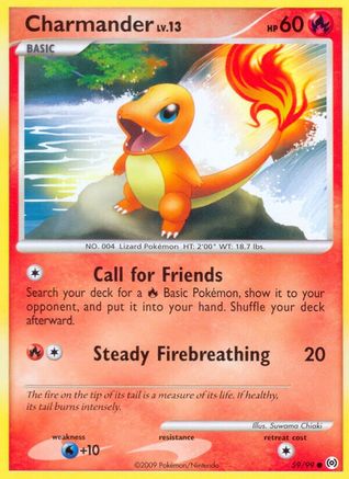 Arceus  059 Charmander  - Reverse Holofoil - Common