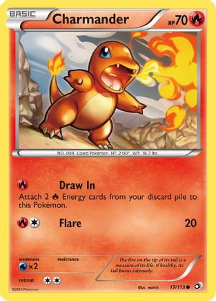 Legendary Treasures  017/113 Charmander  - Common