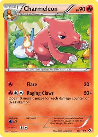 Legendary Treasures  018/113 Charmeleon  - Uncommon