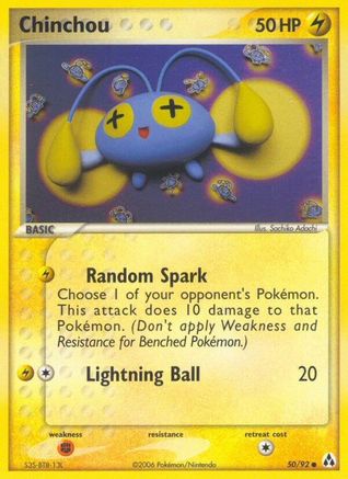 Legend Maker  050/92 Chinchou  - Common