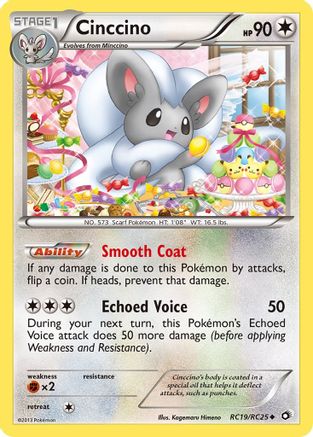 Legendary Treasures Radiant Collection  RC19/RC25 Cinccino  - Holofoil - Uncommon