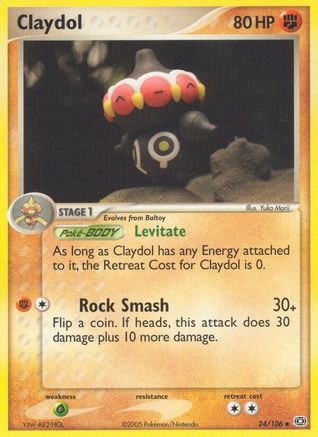 Emerald  Claydol  - Reverse Holofoil - Uncommon