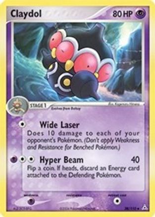 Holon Phantoms  038/110 Claydol  - Reverse Holofoil - Uncommon
