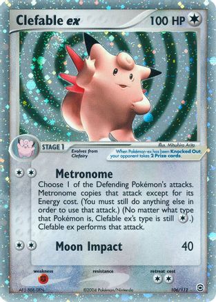 FireRed & LeafGreen  Clefable ex  - Ultra Rare