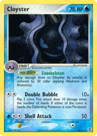 FireRed & LeafGreen  Cloyster  - Rare