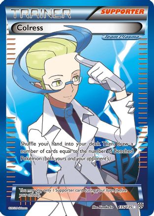 Plasma Storm  135 Colress (Team Plasma) (135 Full Art)  - Holofoil - Ultra Rare