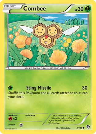 Plasma Storm  004 Combee  - Reverse Holofoil - Common