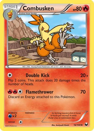 Dark Explorers  016 Combusken  - Uncommon