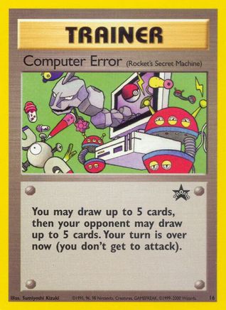WoTC Promo  016/53 Computer Error (Rocket's Secret Machine)  - Promo
