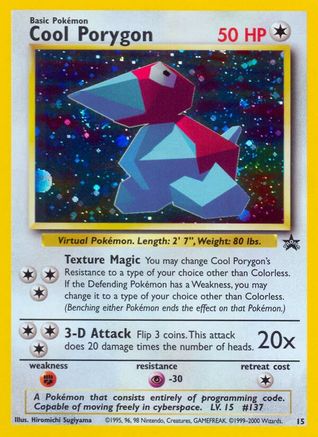 WoTC Promo  015/53 Cool Porygon  - Holofoil - Promo