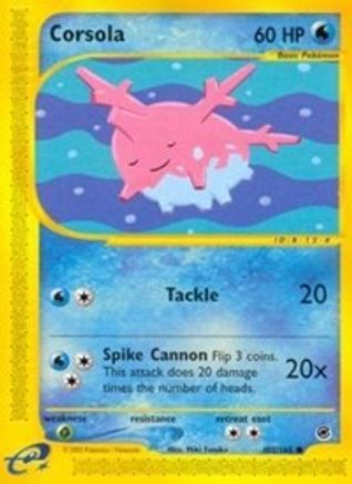 Expedition  102/165 Corsola  - Reverse Holofoil - Common