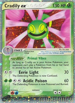 Team Magma vs Team Aqua  Cradily ex  - Holofoil - Ultra Rare
