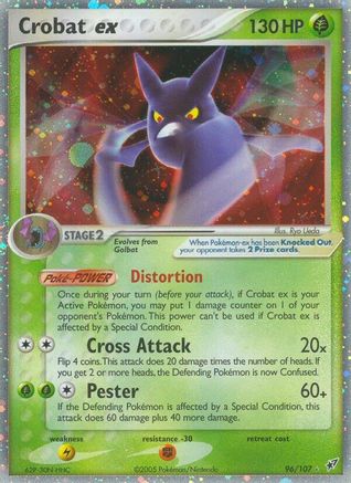 Deoxys  Crobat ex  - Holofoil - Ultra Rare