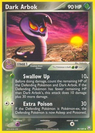 Team Rocket Returns  029 Dark Arbok  - Reverse Holofoil - Uncommon