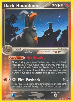 Team Rocket Returns  037/109 Dark Houndoom  - Uncommon