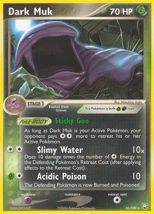 Team Rocket Returns  016 Dark Muk  - Reverse Holofoil - Rare