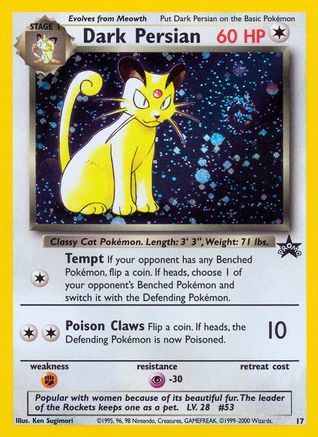 WoTC Promo  017/53 Dark Persian  - Holofoil - Promo