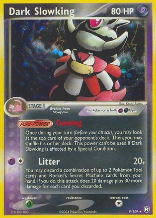 Team Rocket Returns  009 Dark Slowking  - Holo Rare
