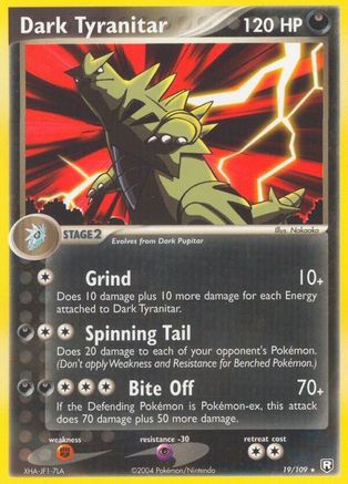 Team Rocket Returns  019/109 Dark Tyranitar  - Rare