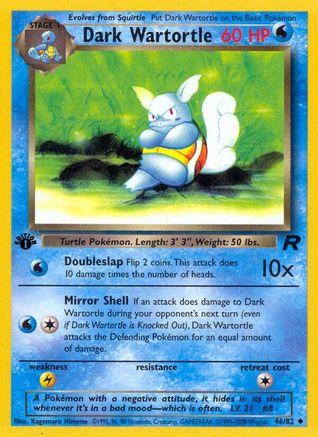Team Rocket  046/82 Dark Wartortle  - Unlimited - Uncommon