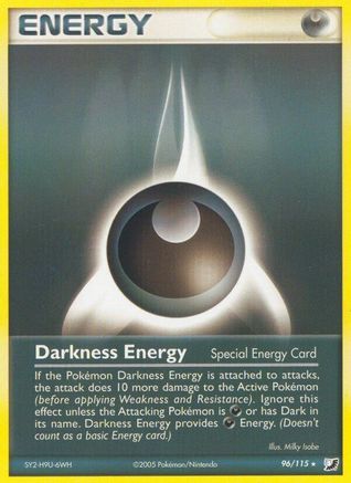 Unseen Forces  Darkness Energy (Special)  - Reverse Holofoil - Rare